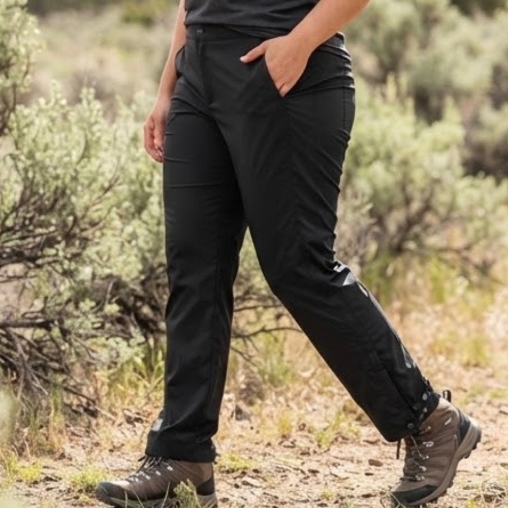 Royal Robbins Discovery III Black Hiking Pants Womens 16 Regular Stretch Outdoor